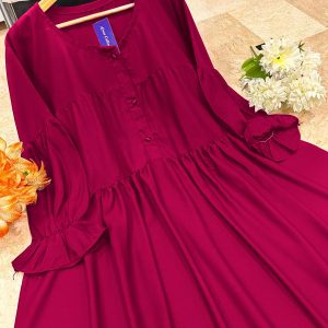 Kaaj Button Abaya