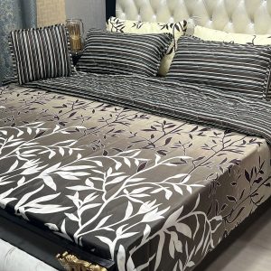 7 piece printed comforter set