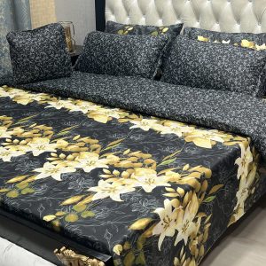 7 piece printed comforter set
