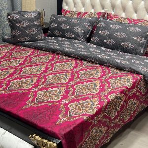 7 piece printed comforter set