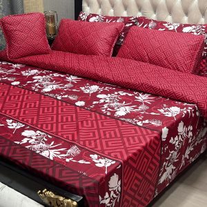 7 piece printed comforter set